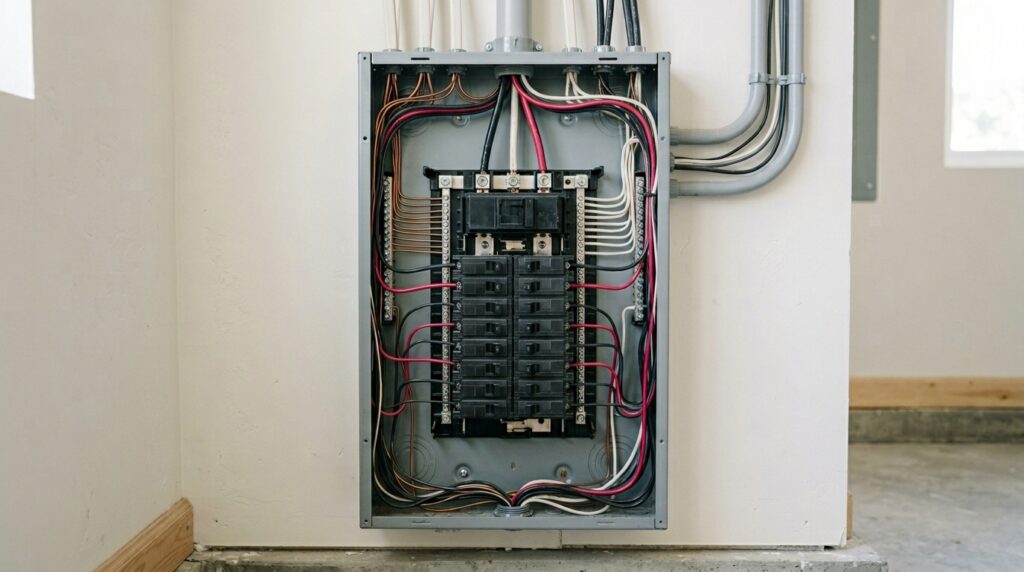 Quadro de energia residencial