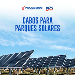 Imagem destacada do post Parques Solares: quais cabos são usados entre os módulos e a rede elétrica?