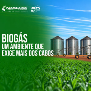 Imagem destacada do post Cabos elétricos para biogás: por que a especificação exige mais atenção